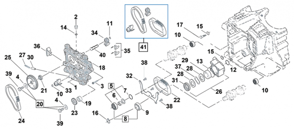 NOCKENWELLENSPANNERTEILE FÜR FRÜHE TWIN CAM